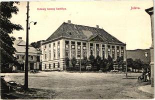 Jolsva, Koburg Herceg kastélya, Eigel László és Kaufmann Jenő üzletei, Czibur Emil kiadása / castle, shops