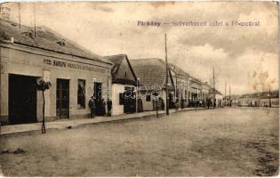 Párkány, Hangya, Fő utca / shop, Main street (fa)