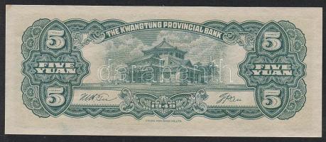 Kína/ Kwangtung Provincial Bank 1949. 5Y T:I