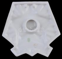 DN "BM Tartalékos Tisztképző Iskola" jelzett hollóházi porcelán emlékplakett dísztokban (1...