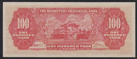 Kína/ Kwangtung Provincial Bank 1949. 100Y T:I