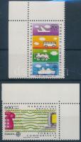 1988 Europa CEPT Közlekedés és kommunikáció ívsarki sor Mi 2808-2809