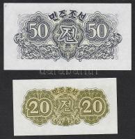 Észak-Korea/Central Bank 1947. 20Ch+50Ch T:I