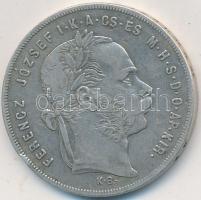 1879KB 1Ft Ag "Középcímer" T:2- 
Adamo M15