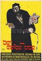 Németország Der ewige Jude kiállítás alkalmi képeslapja alkalmi bélyegzéssel