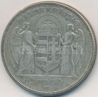 1930. 5P Ag "Horthy jobbra" T:3
Adamo P8