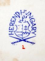 Herendi anya gyermekével, fehér mázas, jelzett, hibátlan, m:27 cm