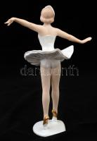 Wallendorf balerina, kézzel festett, jelzett, hibátlan, m:24 cm/ Wallendorf dancer, perfect conditio...