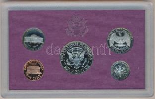 Amerikai Egyesült Államok 1988S 1c-1/2$ (5xklf) forgalmi sor eredeti tokban, tanúsítvánnyal T:PP
USA...