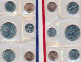 Amerikai Egyesült Államok 1997D 1c-1/2$ (6xklf) forgalmi sor szettben + 1997P 1c-1/2$ (6xklf) forgal...