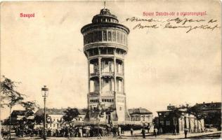 Szeged, Szent István téri víztorony, kiadja Grünwald Herman (EK)