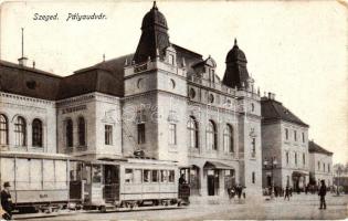 Szeged vasútállomás, villamos (EK)