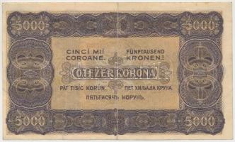 1923. 5000K "Magyar Pénzjegynyomda Rt." T:III