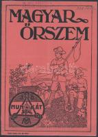 1913 Bp., A Magyar Őrszem, A Magyar Tanítók Turista Egyesülete I. évfolyam 1. száma, benne az őrszem mozgalom céljainak ismertetésével, képekkel illusztrálva, 12p