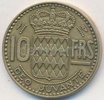 Monaco 1950. 10Fr Al-Br "III. Rainier" T:2
Monaco 1950. 10 Francs Al-Br "Rainier III&...