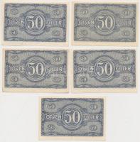 1920. 50f (5x) T:I-,II