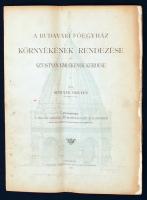 1894 Bp., A Budavári Főegyház környékének rendezése Szent István emlékének kérdése, írta Schulek Frigyes, a Magyar Mérnök- és Építész-Egylet Közlönyének különlenyomata, 15p