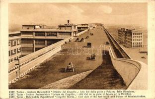 Torino, Fiat automobile Department 'Lingotto Works', test track, Palace of Administration