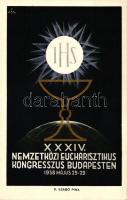 1938 Budapest XXXIV. Nemzetközi Eucharisztikus Kongresszus, reklám / advertisement s: D. Szabó