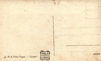 SMS Prinz Eugen 'Turnen' Austro-Hungarian mariners training, Pola 1916 Jahn