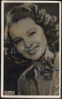 cca 1930 Bordy Bella dedikált színészfotó