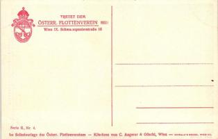 SMS Habsburg, Selbstverlag des Österr. Flottenvereines Serie II. Nr. 4. s: Alex Kircher