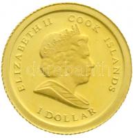 Cook-szigetek 2010. 1$ Au "II. János Pál" (0.5g/0.999) T:PP Tanúsítvánnyal
Cook Islands 20...