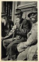 Podk. Rus, Typy marmarosskych zidu / Máramarosi zsidók / Carpathian Ruthenia, Jews from Maramures, j...