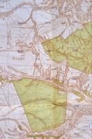 1917 Radautz és környéke a 40. repülőszázad megfigyelései alapján készített térkép a 19. honvéd gyal...