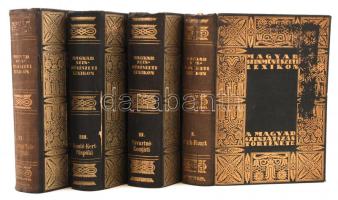 Schöpflin Aladár (szerk.): Magyar Színművészeti Lexikon. A magyar színjátszás és drámairodalom enciklopédiája. I-IV. kötet (teljes). Kiadja az Országos Színészegyesület és Nyugdíjintézete. Bp., 1929-1931. Thalia-Kultura Műintézet VII, számos színes és fekete-fehér táblával. Egységes, gerincén kissé viseltes, aranyozott egészvászon kötésben.