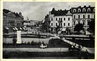 Ungvár, Masaryk tér / square &#039;vissza&#039; So. Stpl