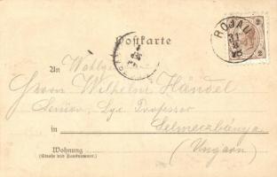 1898 Rájov / Rojau bei Marienbad, Marianske Lazne; Café Forsthaus, litho