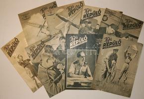 1942-43 Ifjú Repülő modellező magazin 8 db száma