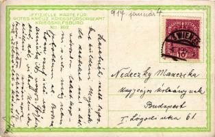 Zigeuner von einem ungarischen Infanterie-Regimente, Rotes Kreuz Kriegshilfbüro Nr. 393 / gypsy sold...