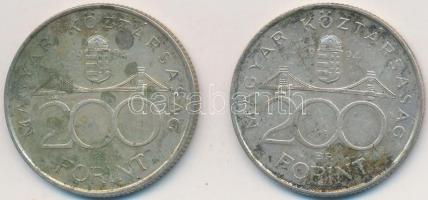 1994. 200Ft Ag "Deák" (2x) T:2,2-