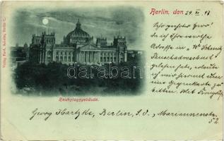 1897 Berlin, Reichstagsgebäude; Verlag Ferd. Ashelm
