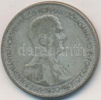 1930. 5P Ag "Horthy jobbra" T:3 Adamo P8