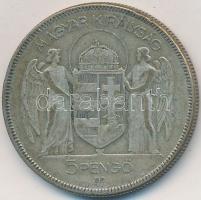 1930. 5P Ag "Horthy jobbra" T:3
Adamo P8