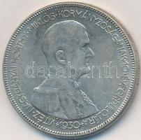 1930. 5P Ag "Horthy jobbra" T:3 Adamo P8