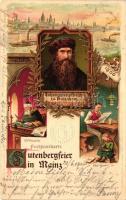 1900 Mainz, Gutenbergfeier litho s: Carl Guebel