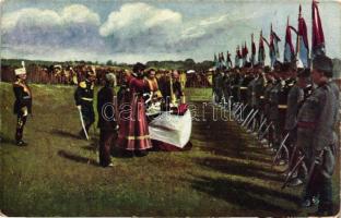 Osvecenje novih zastava / The inauguration of the new flags, D.K. & Co. S. 190.