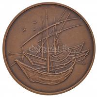 Kiss Kovács Gyula (1922-1984) DN "Van Gogh" Br emlékérem ÁPV plasztiktokban, ismertető tan...