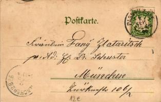 1899 Passau, Dom; Verlag Gg. Kleiter / cathedral, litho (fl)
