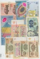 90db-os vegyes külföldi bankjegy tétel, közte sorszámkövetők és I-es tartásúak is T:vegyes
90pcs os ...