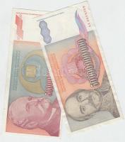 90db-os vegyes külföldi bankjegy tétel, közte sorszámkövetők és I-es tartásúak is T:vegyes
90pcs os ...