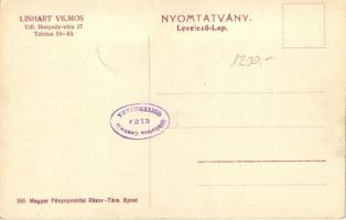 'Merino' Linhart Vilmos zászlókészítő mester árlistája, reklám / flag manufacturing advert...