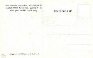 Joseph Gricourt, Paul Sévin; journalistes Francais, Faisant le tour du mond a pied / két francia zsu...