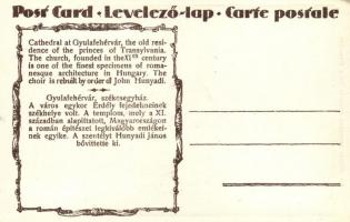 Gyulafehérvár, Székesegyház / 'La culture magyare sous le joug étranger' Irredenta