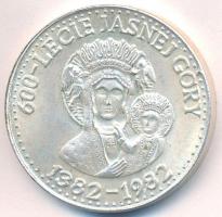 Lengyelország 1982. "II. János Pál pápa / 600 éves a Jasna Góra-i kolostor 1382-1982" fém ...