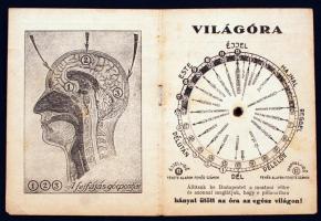 cca 1910 A Tolnai Világlapjának szabadalma, a beszélő óra(világóra), rajta a Beretvás Pasztilla rekl...